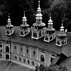 Печоры. Общий вид монастыря. Фото 1960-х годов
